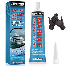Cymfj-001 Bondtech 3.38 Oz Marine Sealant White Adhesive Permanent Silicone