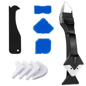 Ata00109-guajiao9-fba Boobysuu Silicone Caulking Tools Set 3 In 1 Sealant Scrapers With Multiple Black