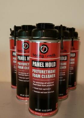 Boring-smith 075650203583 6 Cans Of Panel Hold Polyurethane Foam Cleaner 12 Oz. Each