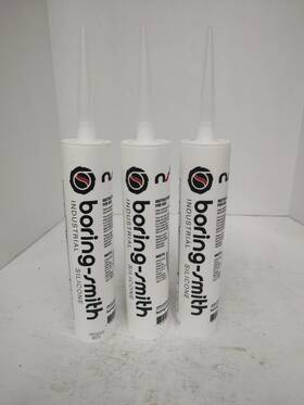 220310603 Boring-smith Industrial Sealant Silicone Clear 10-oz. #220310603 Qty 3 Tubes