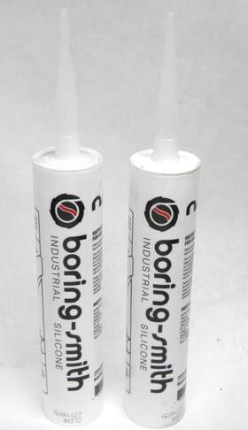 221148751 Boring-smith 2 Tubes - Industrial Sealant Silicone Clear 10-oz. #221148751