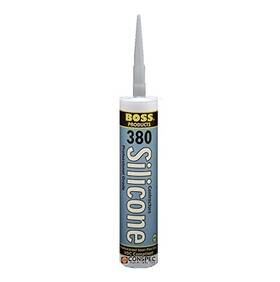 Boss Accumetric Inc. 700287223764 380 Clear Rtv Silicone Sealant/adhesive - 1 Tube 10-oz Contractor Inch