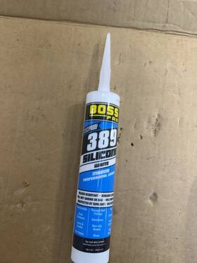 38901 Boss Pro Neutral Marine Silicone Sealant - White Water Resistant