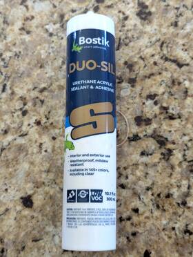 2502 Bostik Siroflex Duo-sil Urethane Acrylic Sealant And Adhesive Caulk 10-oz Silver Ash