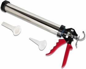Cg0001-s Boush Sausage Caulking Gun Manual Drive 20oz Caulk With Silver