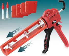 Cg001 Brand Truxxon 2025 Heavy-duty Caulk Gun Effortless Caulking - Metal Large 1-orange