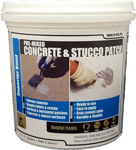 103962 Branded Pre-mixed Concrete And Stucco Patch - Patching Material For Exterior Interior