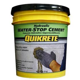112620 Branded Quikrete 20 Lb. Hydraulic Water Block Stop Cement Masonry Concrete Sealant