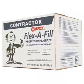 304919414 Branded Black Pavement Crack Repair Filler Sealant 30 Lb. Sealer Hot Poured Asphalt