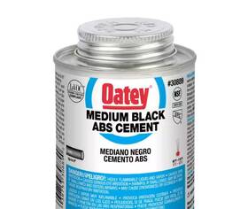308893 Branded Oatey 8 Oz. Medium Black Abs Cement