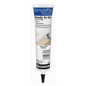 Branded 313108640628 Bright White 5.5 Oz. Simple Fix Ceramic Tile And Fixture Caulk