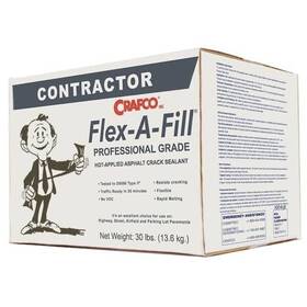 33572-3 Branded Black Pavement Crack Repair Filler Sealant 30 Lb. Sealer Hot Poured Asphalt New