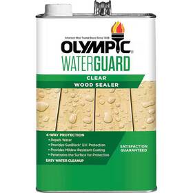 55260xi-01 Branded Olympic Waterguard 1 Gal. Clear Wood Sealer