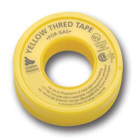 Branded 686081020702 1/2 Inch Ptfe Thread Seal Tape Yellow High Density Leak Proof For Gas Lines