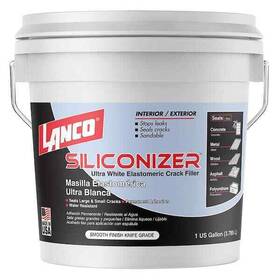 Branded 726084607262 1 Gal. Siliconizer Crack Filler Elastomeric Repair Roof Patch Sealant Stop Leaks