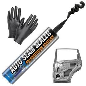 Branded 726084891135 Black Professional Automotive Seam Sealer Paintable Quick-set Polyurethane Au