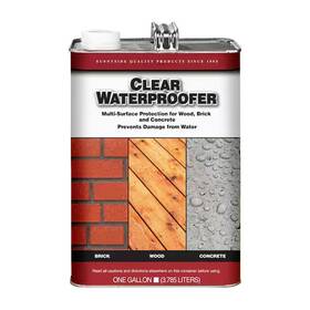 726g1 Branded Clear Waterproof Sealant 1 Gal For Wood Concrete And Masonry Protection