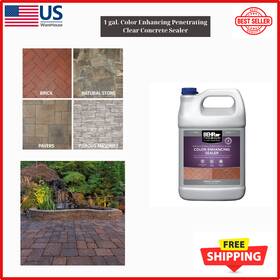 98201 Branded Behr Premium 1 Gal. Color Enhancing Penetrating Clear Concrete Sealer