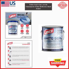 Rc865-4 Branded Lanco White-seal 1 Gal. Acrylic Elastomeric White Reflective Roof