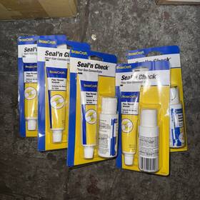 Ps1087 Brasscraft Box Of 5 Seal N Check Leak Detector Solut 2 Oz Pipe Thre Sealant 1