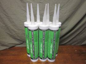 Bullseye Fasteners 099272761764 Lot Of 7 100 Contractors Rtv Silicone Cartridges 10.1oz Clear