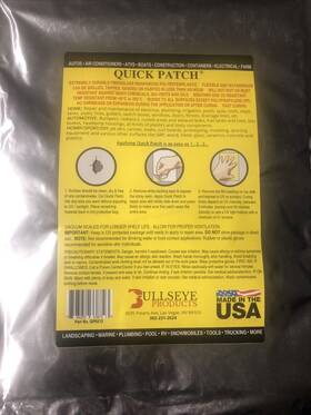 Qp9x12 Bullseye Quick Patch Repair Kit