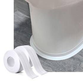 Bzbrgmuion 786194357051 White Caulk Tape Self Adhesive - Waterproof Toilet Strip Seale