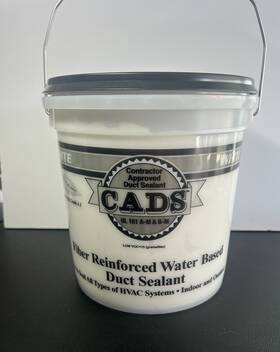 Cads 871631001755 Fiber Reinforced Water Based Black Duct Sealant For Hvac System Indoor Outdoor
