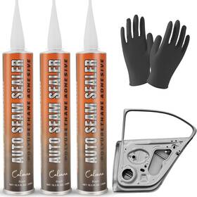 Calvana 313111272274 3-pack Professional Automotive Seam Sealer Polyurethane Sealant For M