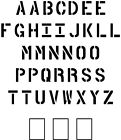 Ccu0053u Stencil Ease Parking Lot Alphabet Set With Extra Common Letters