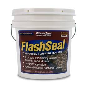 300049 Chimneysaver Flashseal Elastomeric Flashing Sealant 1 Gallon Black