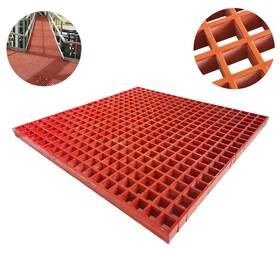 056880 Chongyttuo 1pcs Fiberglass Frp Grating Grid Floor Car Wash Shop 2.6 2.6ft Inch Thickness 1.5