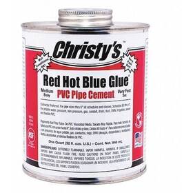 Rh-rhbv-qt-6 Christys Pvc Cement Blue 32 Oz