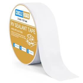 Circleroad 313096115153 Rv Roof Tape White 2 Inch X 50 Feet Repair Sealant Stop Camper Le