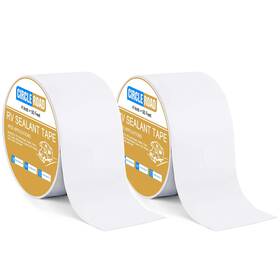 Rtp450ft-2pm Circleroad Rv Roof Sealant Tape White 4in X 50ft 2pack 4in50ft Uv Waterproof