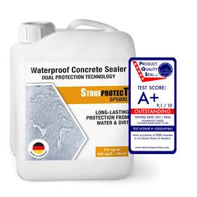 Cleanglas 744110278842 Premium Concrete Sealer Transparent Non-yellowing 1.32 Gallons For Driveways And P