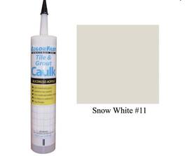Ca-c-011-10s Color Fast Colorfast Sanded Bundle 2 Tile And Grout Caulk Poly Blend Snow White #11 10.3 Floz
