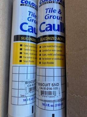 Ca-m-014-10s Color Fast 10 Pack Tile And Grout Calulk Siliconized Acrylic Biscuit Sand
