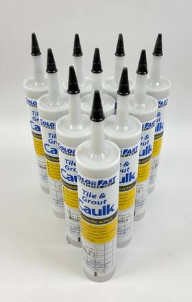 Ca-m-077-10ns Color Fast Tile And Grout Caulk Siliconized Acrylic Frost 10.3 Oz Set Of 10