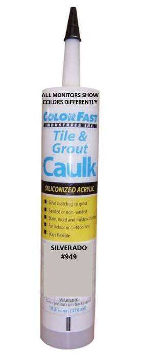 Colorfast Ind. 445020172130 Tec Color Matched Caulk By Sanded 949 Silverado