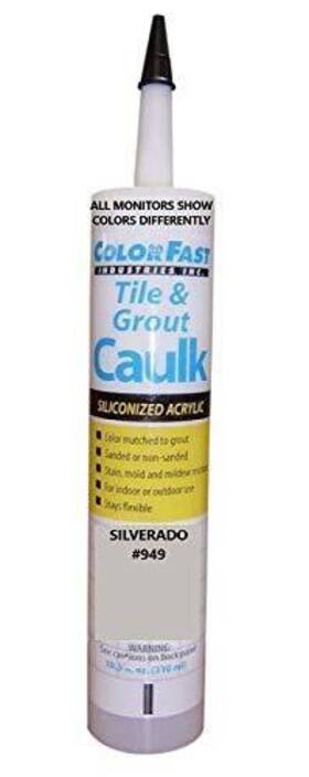 Colorfast Ind. 637570990570 Tec Color Matched Caulk By Sanded 949 Silverado