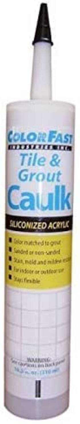 Colorfast Industries 637570902054 Color Fast Caulk Matched To Custom Building Products Antique White Sanded