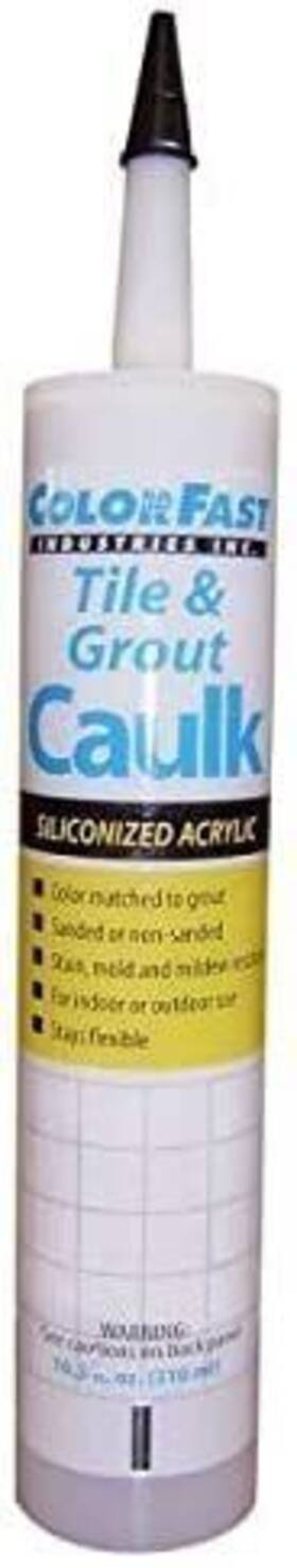 Colorfast Industries 637570903785 Color Fast Caulk Matched To Custom Building Products Bone Sanded