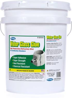 40-417 Comstar Water Glass Glue High-temp Boiler And Furnace Adhesive 5 Gallons