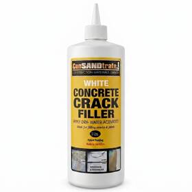 Consandtrate 619587417530 Concrete Crack Filler White 3 Lb. Single Bottle For Filling In Cracks