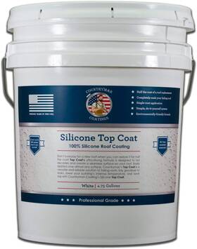 Cc-tc-wh-5b Countryman Coatings Llc 100% Silicone Roof Coating - Restore Your In A Day S