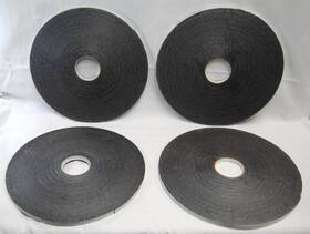 982116x12bl Cr Laurence Crl #982116x12bl Black 1/16 Inch X 1/2 Double Sided Glazing Tape Lot Of 4 T2622