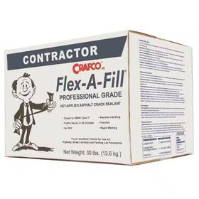 Mpn-303940505643 Crafco Black Pavement Crack Repair Filler Sealant 30 Lb. Sealer Hot Poured Asphalt New
