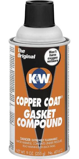 401612 Crc 078372016127 K And W Copper Coat Aerosol - 9 Wt Oz High Tack Sealant For Metallic