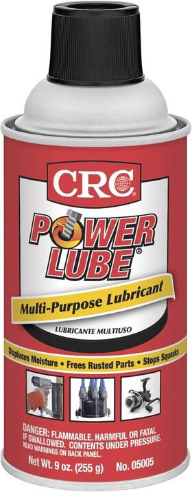 Crc 125-05005 Power Lube Multi-purpose Lubricants - 5-56 12oz Penetrant/lubr Set Of 12